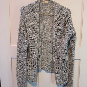 Gray cardigan